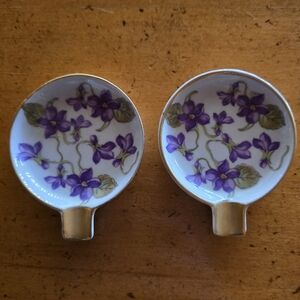 Vintage 1970 Fine Bone China Ashtray by Mitterteich Bavaria in Germany- Set Of 2